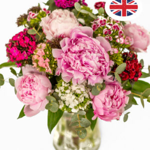 Peonies and Sweet Williams