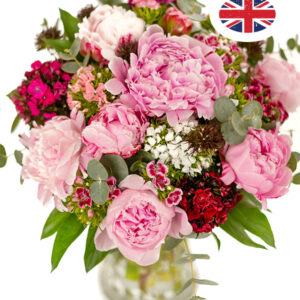 Peonies and Sweet Williams